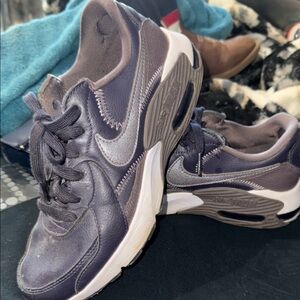 Nike Air Max Sneakers in Purple and Gray